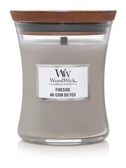 Woodwick Brown Hourglass Fireside Jar Candle - Image 2 of 2