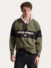 Polo Ralph Lauren Green Sport Rugby Shirt - Image 1 of 7