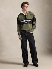 Polo Ralph Lauren Green Sport Rugby Shirt - Image 3 of 7