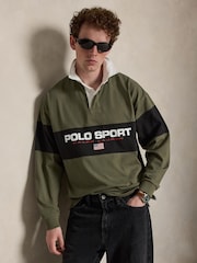 Polo Ralph Lauren Green Sport Rugby Shirt - Image 4 of 7