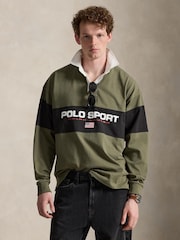 Polo Ralph Lauren Green Sport Rugby Shirt - Image 6 of 7