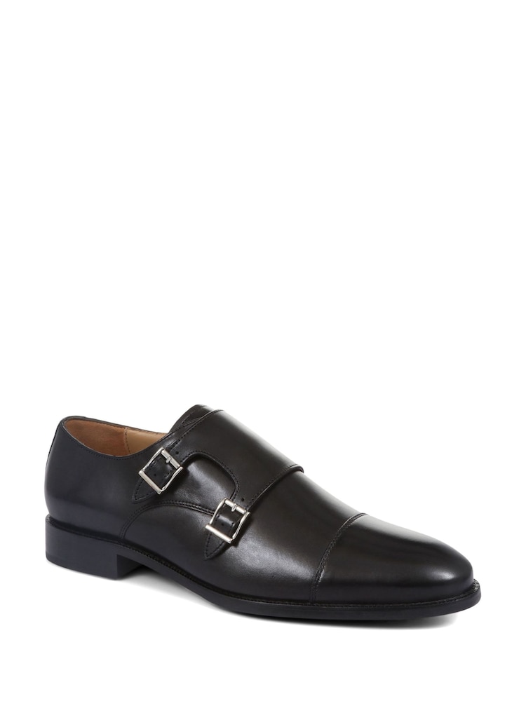 Jones Bootmaker Nathaniel Leather Double Monk Shoes - Image 4 of 6