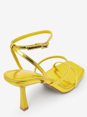 Yellow Gold Regular/Wide Fit Forever Comfort® Triple Strap Sandals - Image 6 of 7