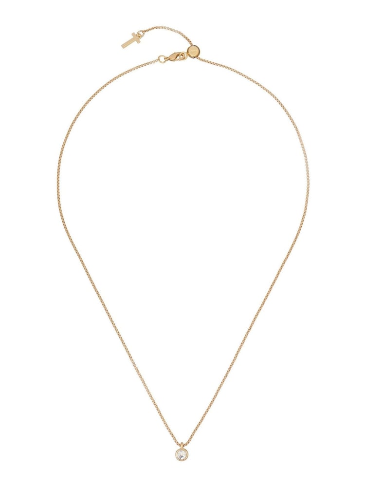Goudkleurig - Ted Baker SININAA: Crystal Pendant Necklace - Image 4 of 9