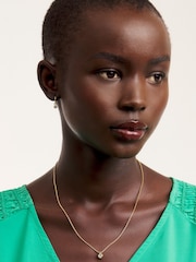Ted Baker Gold Tone SININAA: Crystal Pendant Necklace - Image 6 of 9