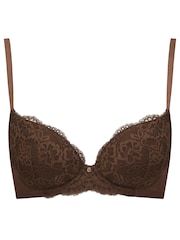 Ann Summers Nude Sexy Lace Padded Plunge Bra - Image 5 of 5