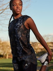 adidas Black Fast 2-In-1 AOP Shorts - Image 1 of 4