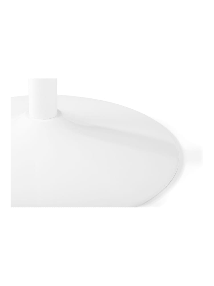 Julian Bowen White Blanco Round Compact 4 Seater Dining Table - Image 4 of 4
