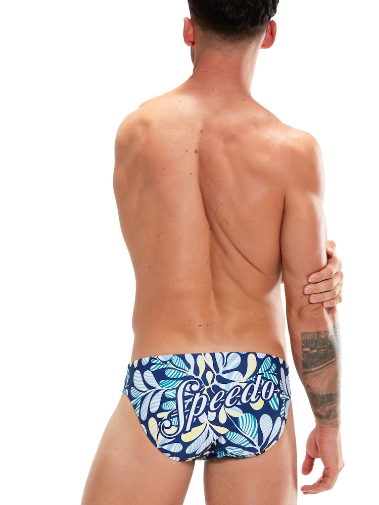 Speedo Mens Blue 5cm Escape Briefs - Image 2 of 8