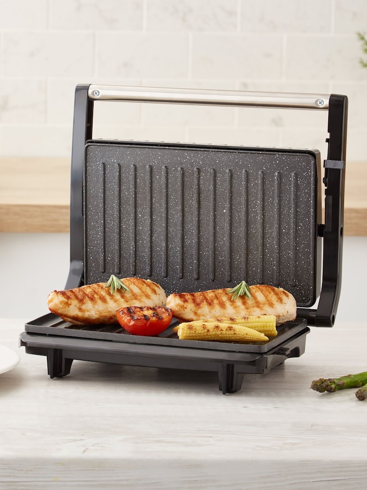Tower Silver 750W Panini Grill - Image 1 of 8