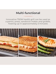 Tower Silver 750W Panini Grill - Image 11 of 18