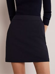 Boden Blue Jersey A-line Mini Skirt - Image 3 of 6