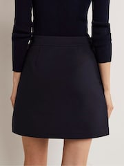 Boden Blue Jersey A-line Mini Skirt - Image 4 of 6