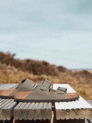 Birkenstock Stone Arizona Birko Flor Nubuck Sandals - Image 4 of 8