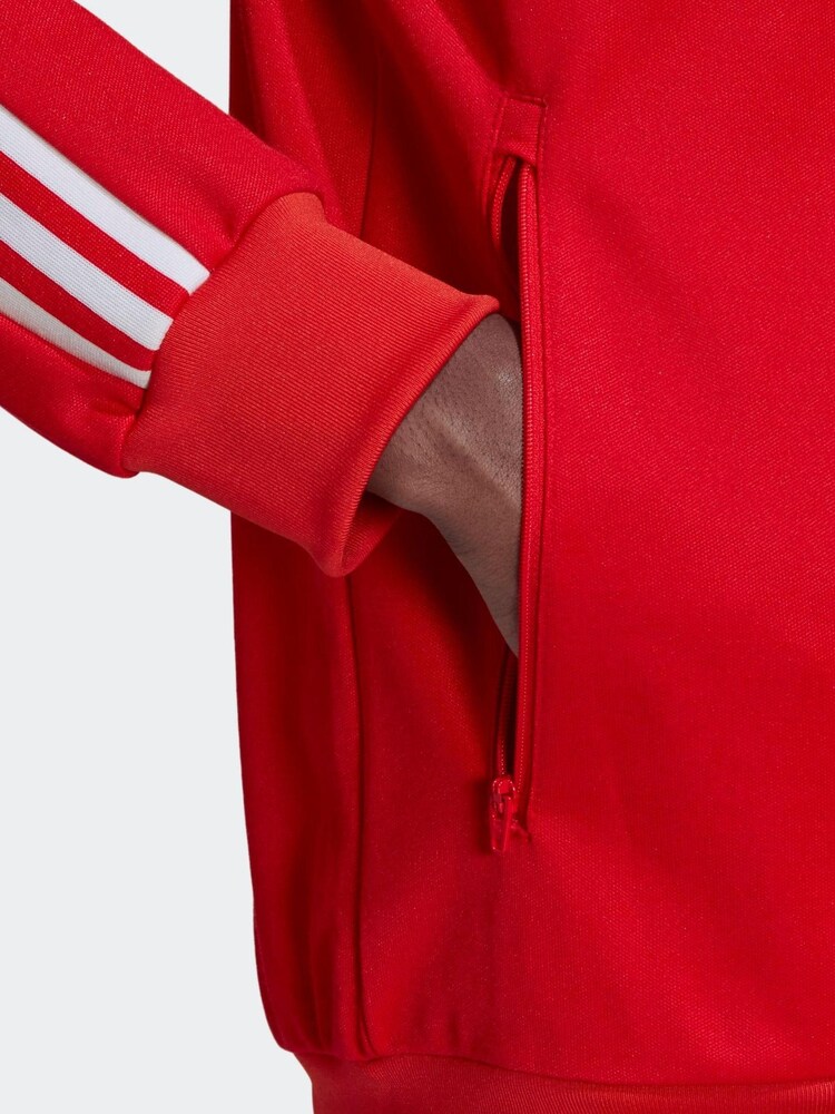 adidas Originals Red Adicolor Classics Beckenbauer Prime Track Top - Image 5 of 6