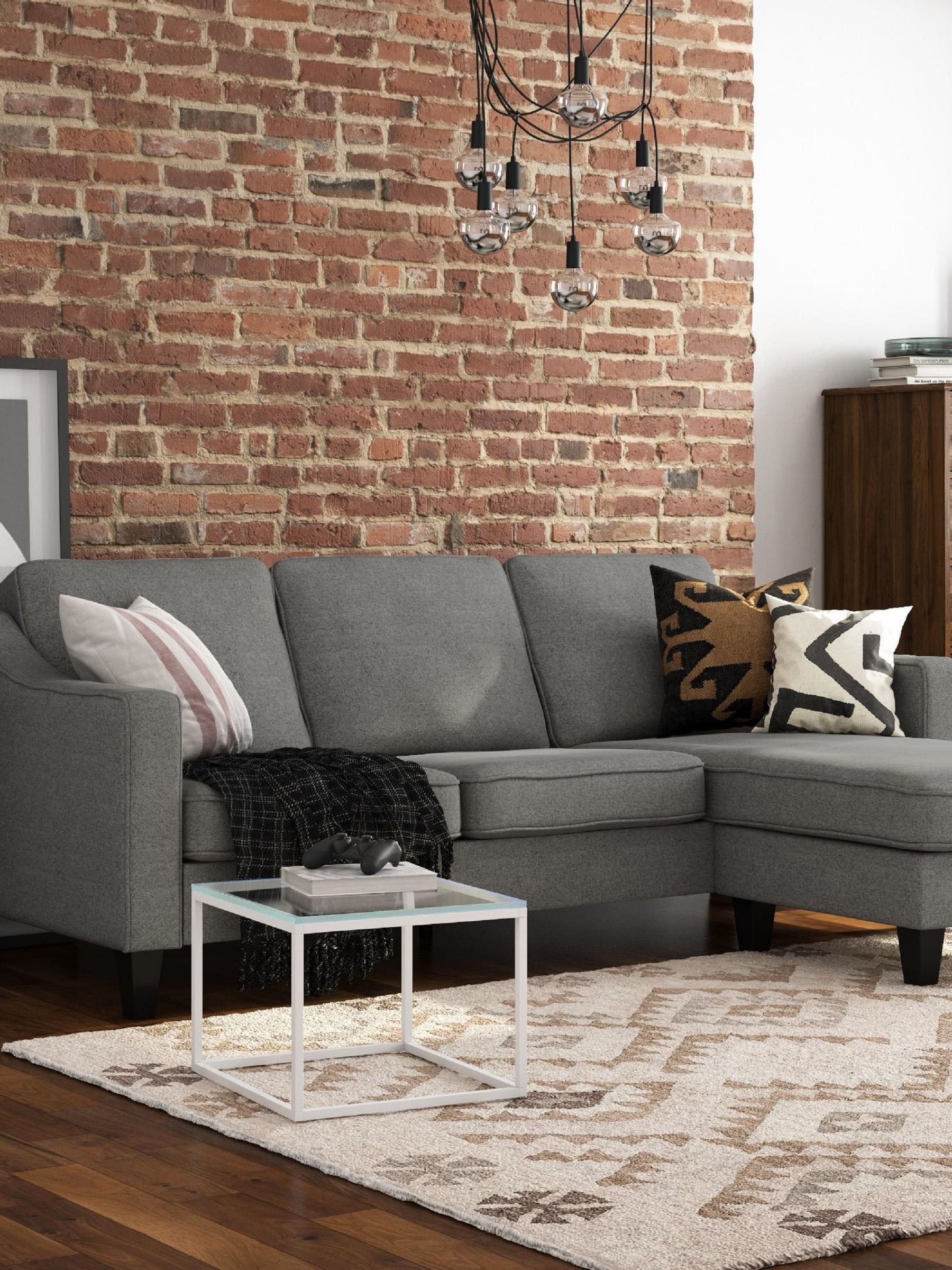 Freemans Grey Brighton Sectional Sofa - Image 4
