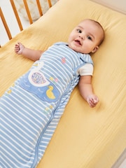 JoJo Maman Bébé Blue Duck Appliqué 2.5 Tog Baby Sleeping Bag - Image 1 of 3
