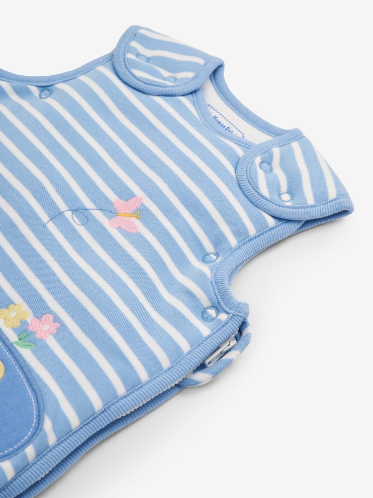 JoJo Maman Bébé Blue Duck Appliqué 2.5 Tog Baby Sleeping Bag - Image 2 of 3