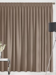 Natural Putty Montero Velvet Made To Measure Curtains - Image 2 of 9