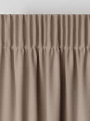 Natural Putty Montero Velvet Made To Measure Curtains - Image 6 of 9