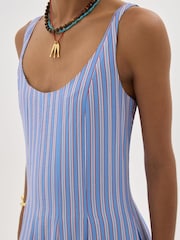 Hush Blue Sephy Pleat Release Air Flow Dress - Image 2 of 5