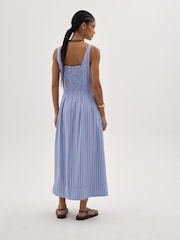 Hush Blue Sephy Pleat Release Air Flow Dress - Image 3 of 5