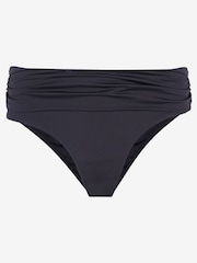 Mint Velvet Black Roll top Bikini Briefs - Image 3 of 4