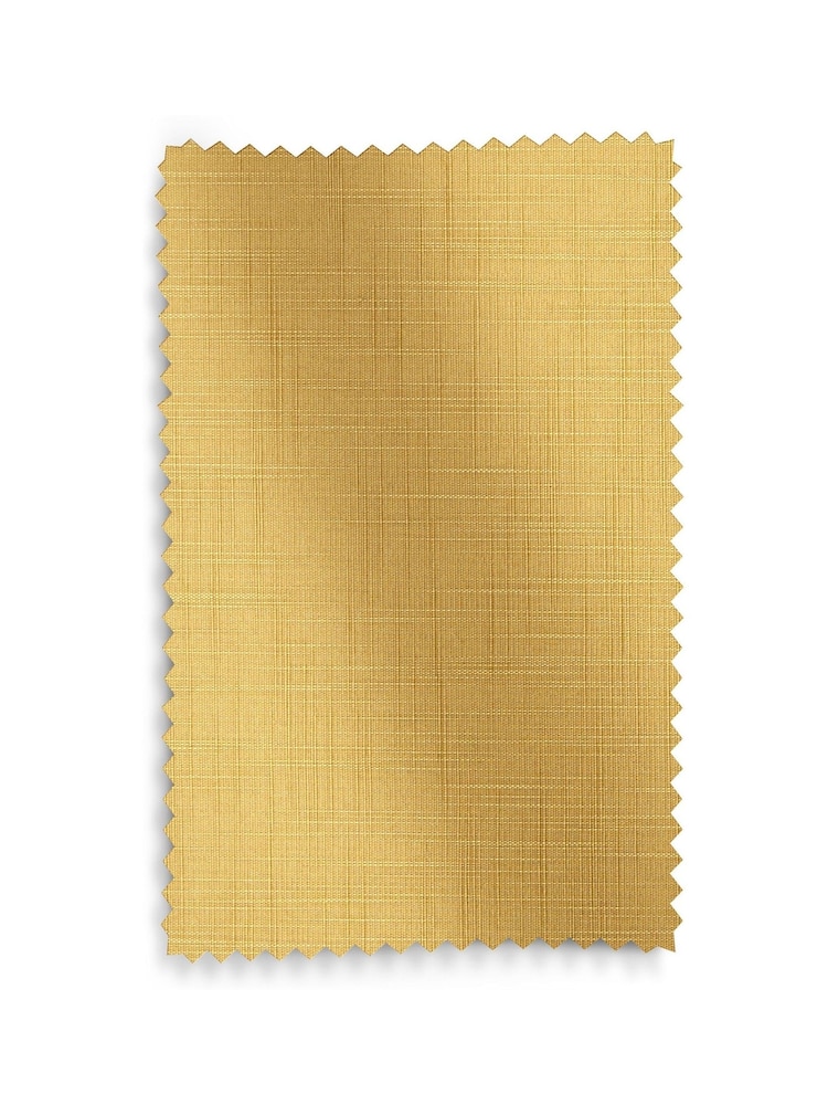 Ochre Yellow Ready Made Textured Roller Blackout Blind - Image 9 of 9