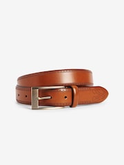 Tan Brown Signature Leather Brogue Belt - Image 3 of 5
