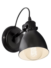 Eglo Black Priddy Vintage Wall Light - Image 2 of 3