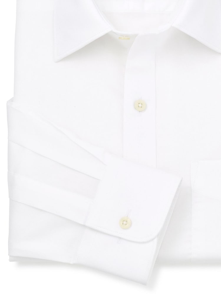 Savile Row Company Classic Fit Cotton Twill Single Cuff Formal Shirt - Image 2 of 3 Savile Row Company Classic Fit Cotton Twill Single Cuff Formal Shirt - Image 2 of 3