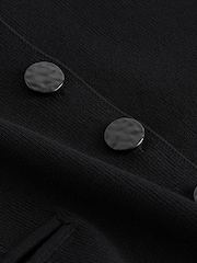 Black Button Through Knitted Waistcoat - Image 7 of 7