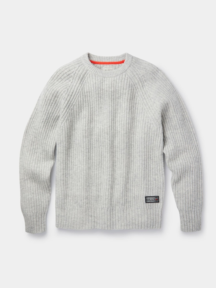 Aubin Tay Fisherman Rib Crew Jumper - Image 6 of 6
