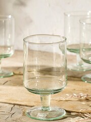 Kew Gardens Clear Single Wine Glass - Image 1 of 4