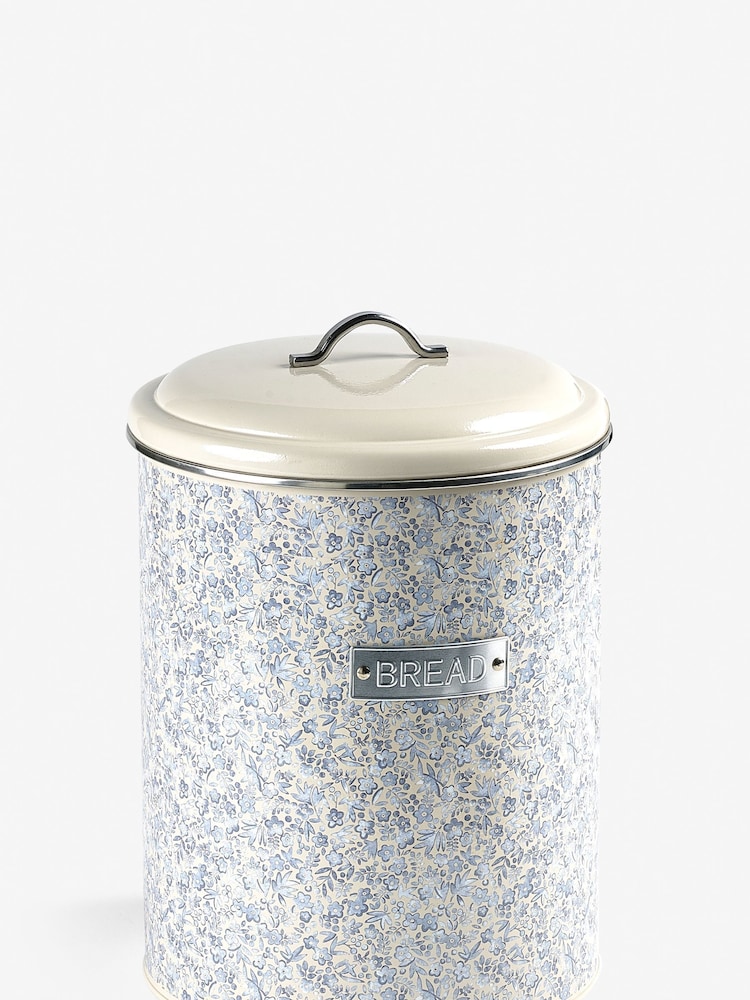 Blue Cordelia Floral Bread Bin - Image 3 of 3