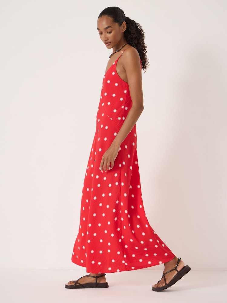 hush red dress Womens Hush Red Air Flow Seam Detail Maxi Slip Dress US 10