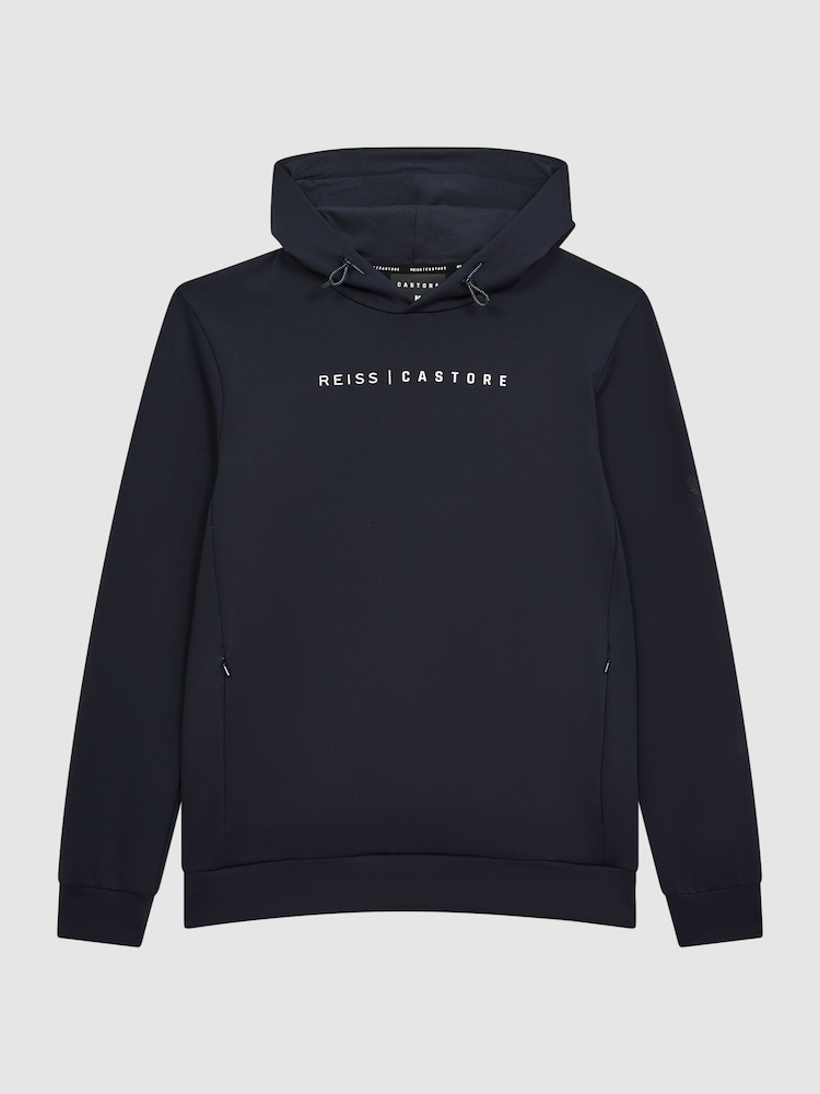 Reiss Navy Castore - Blake Castore Weatherproof Hoodie - Image 2 of 8