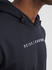 Reiss Navy Castore - Blake Castore Weatherproof Hoodie - Image 8 of 8