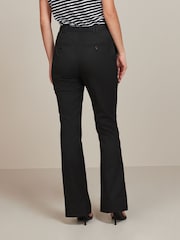 Zwart - Modieus gesneden bootcut broek - Image 3 of 5