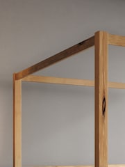 Get Laid Beds Honey Ottoman Four Poster Storage Square Leg Solid Bed - Image 3 of 4