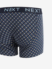 Blau gemustert - 8er-Pack - Boxershorts mit A-Front, 4er-Pack - Bild 10 von 11