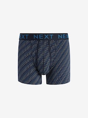Blau gemustert - 8er-Pack - Boxershorts mit A-Front, 4er-Pack - Bild 4 von 11