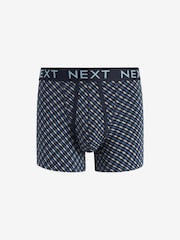 Blau gemustert - 8er-Pack - Boxershorts mit A-Front, 4er-Pack - Bild 8 von 11