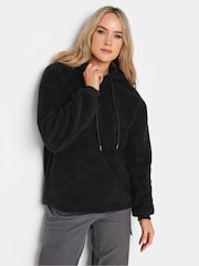 Long Tall Sally Black Borg Hoodie - Image 1 of 4