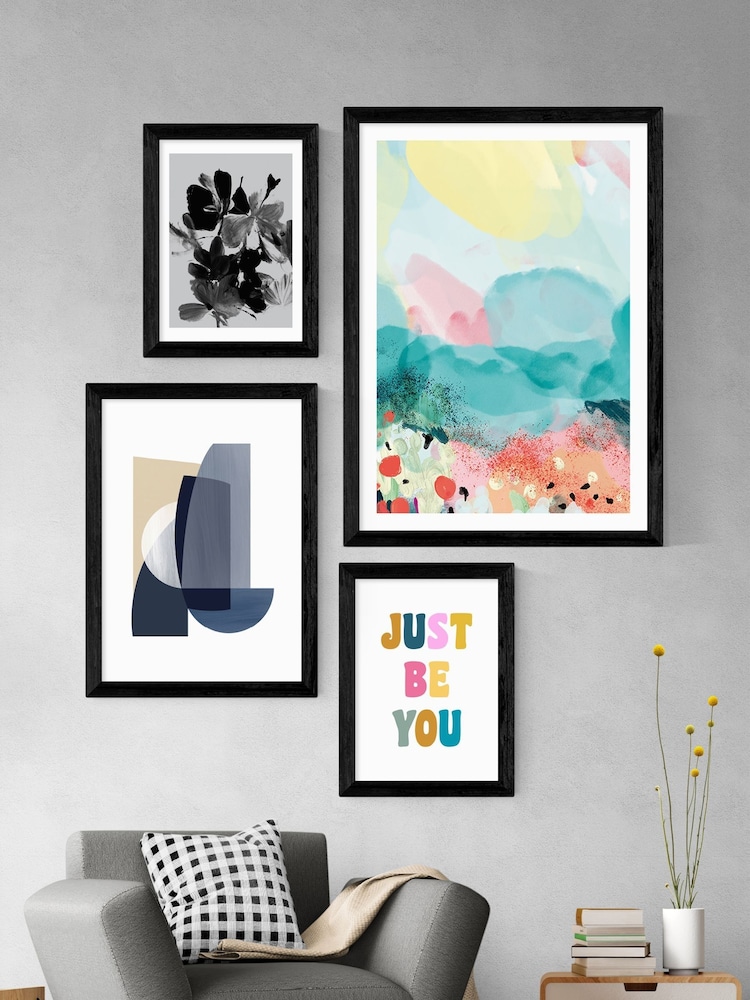 East End Prints Black Just Be You Print by apricot+birch - Image 2 of 3