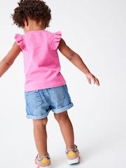 Denim Dark Wash (en) - Short à taille élastique (3mths-10yrs) - Image 2 de 5