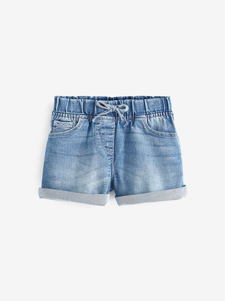 Denim Dark Wash (en) - Short à taille élastique (3mths-10yrs) - Image 4 of 5