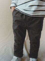 Grey Lined Pull-On Trousers (3mths-7yrs) - Image 1 of 7