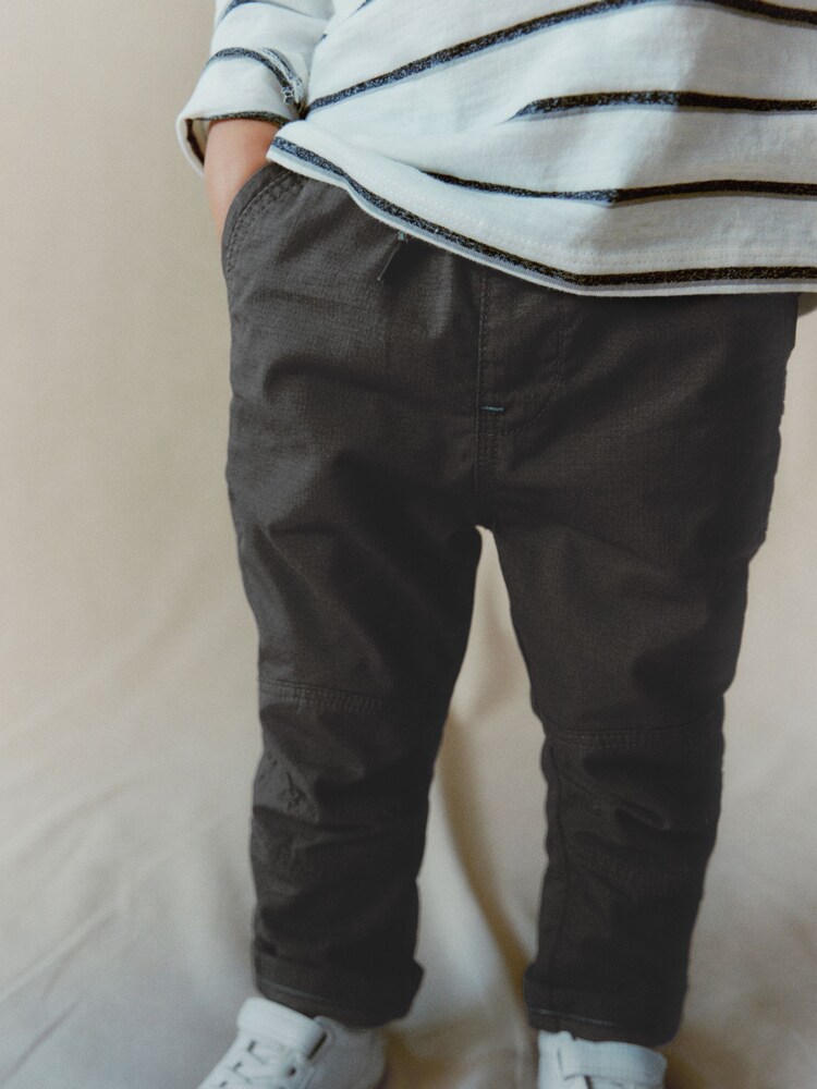 Grey Lined Pull-On Trousers (3mths-7yrs) - Image 1 of 7