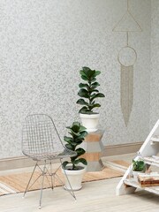 Clarke and Clarke Blush Gilver Pietra 10.05M Wallpaper - Image 1 of 2